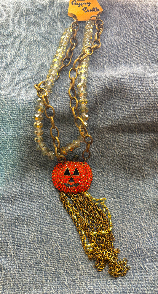 Gypsy South Jack O Lantern Necklace
