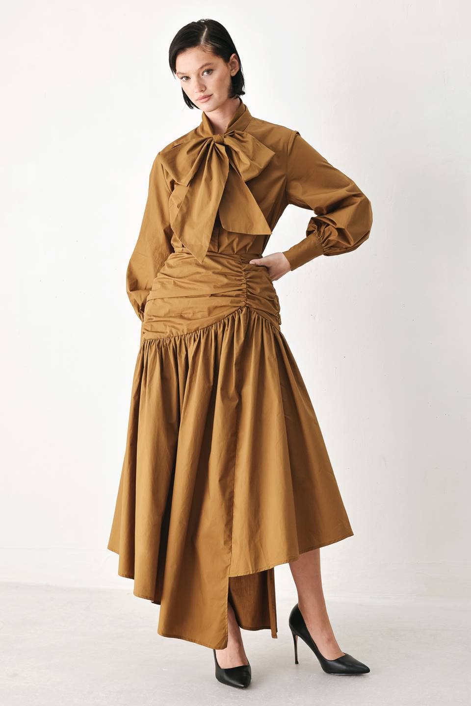 Caramel Latte Midi Skirt