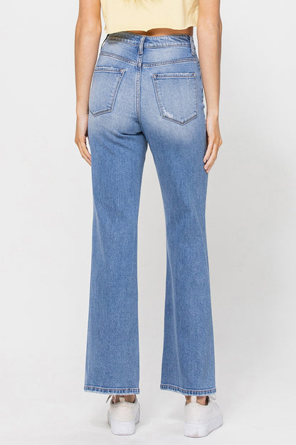 90'S Vintage Inspired High Rise Jean