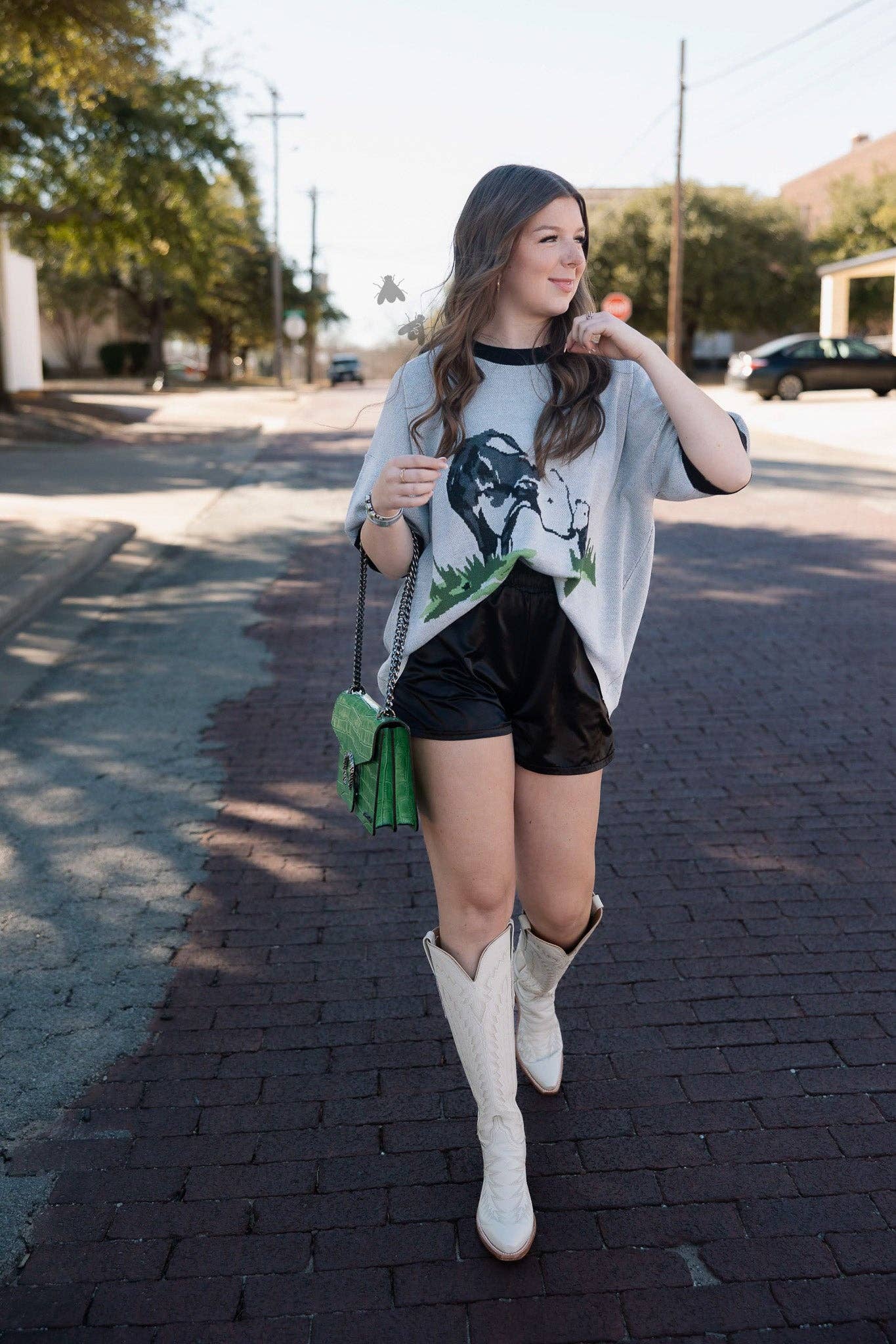 On the Farm Oversize Knit Top