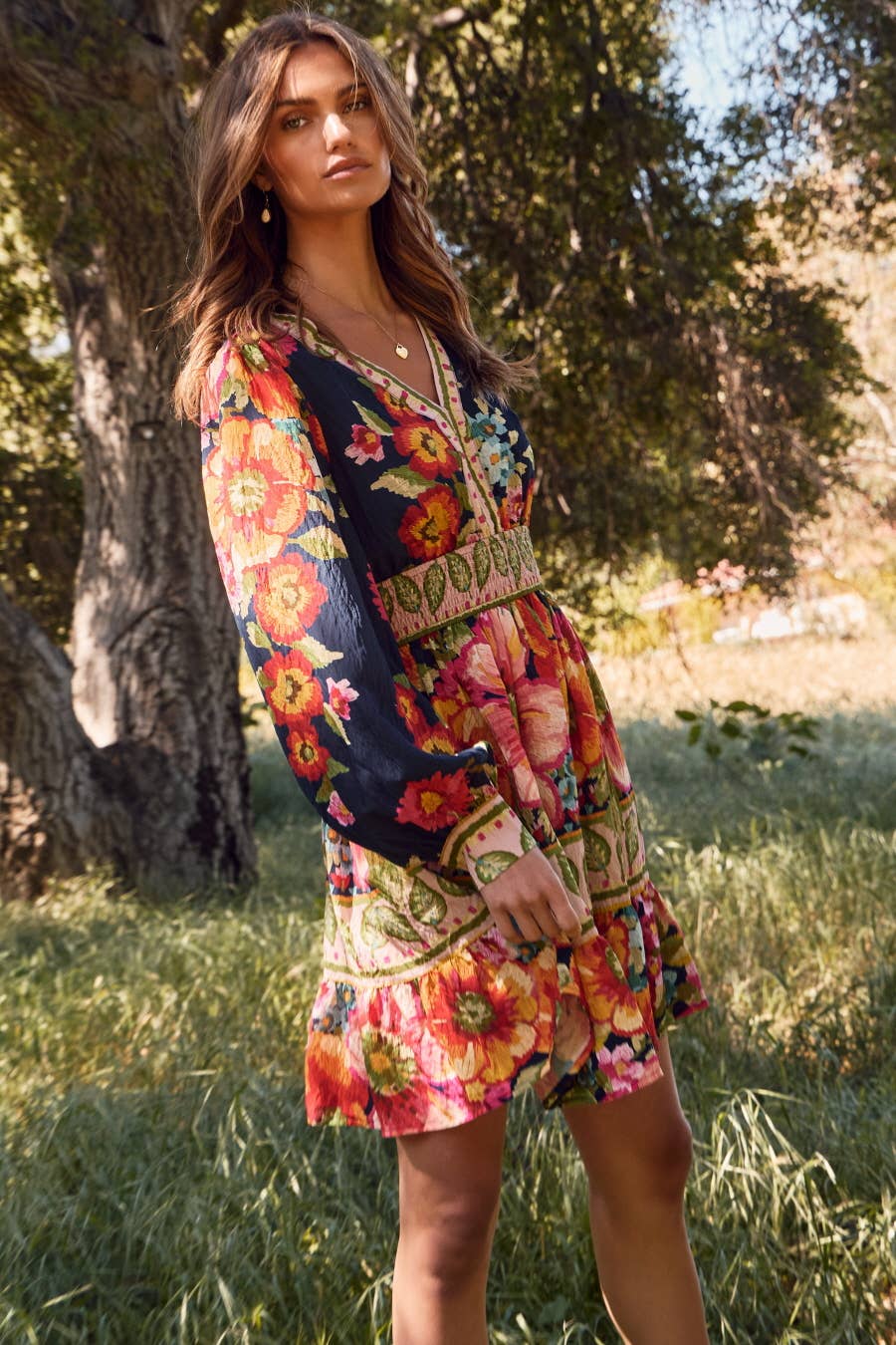 Falling in Love Floral Mini Dress