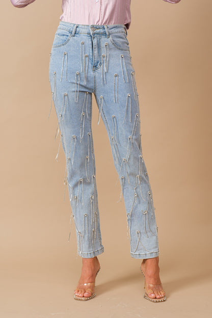 Rhinestone Cowboy Denim Jean