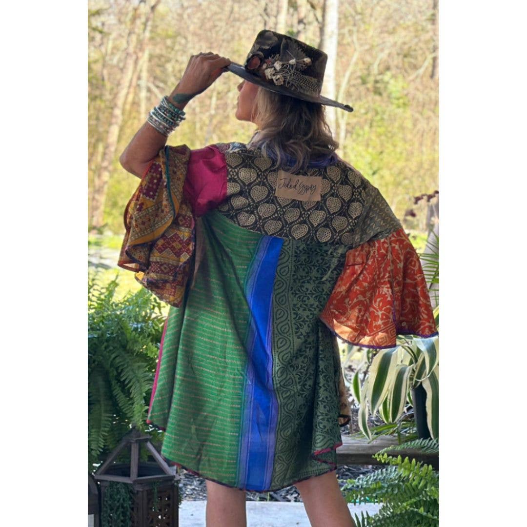Jaded Gypsy Sari Sunrise Tunic