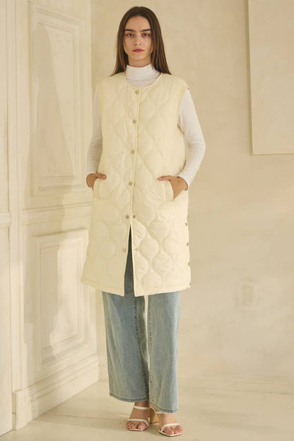 Long Quilted Vest