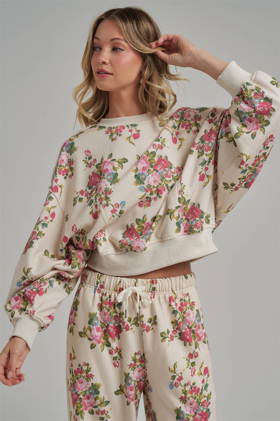 Charlie’s Floral 2 Piece Sweat Set