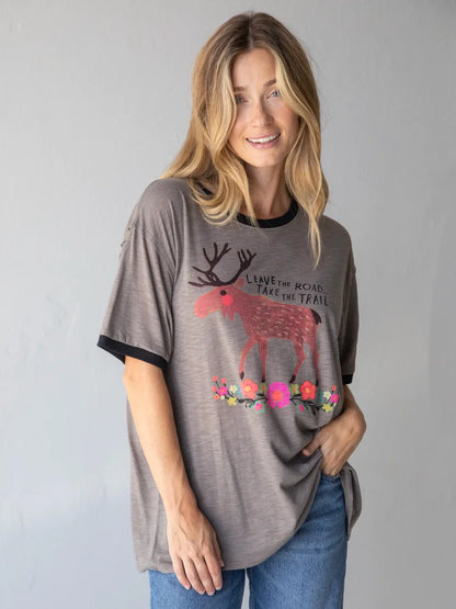 Leave the Road Ringer Tee