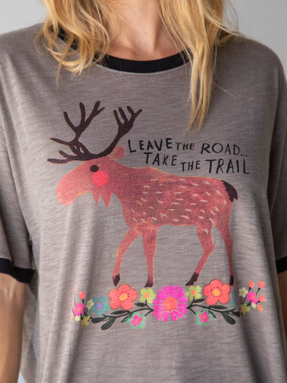 Leave the Road Ringer Tee