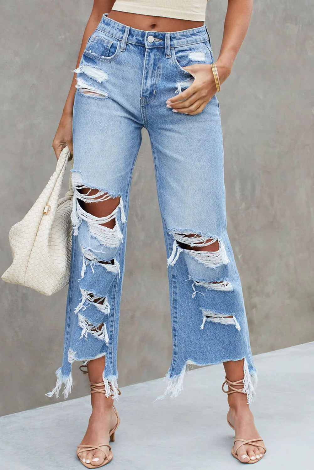 Rock the Streets Distressed Denim Jeans