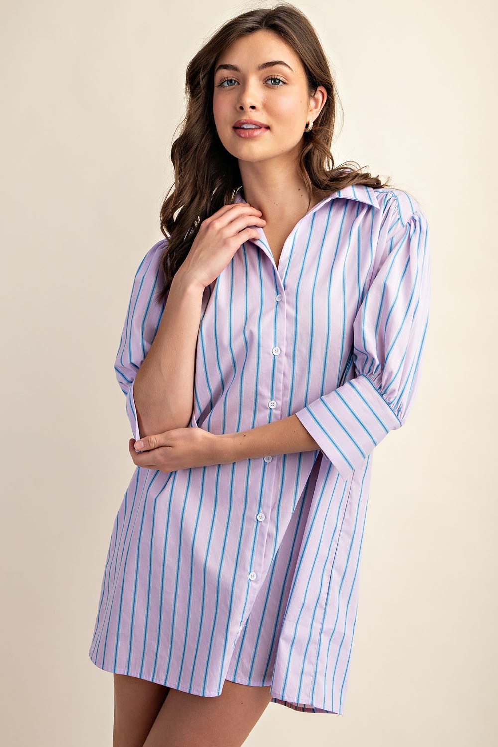 Your Boyfriend's Button Down Dress