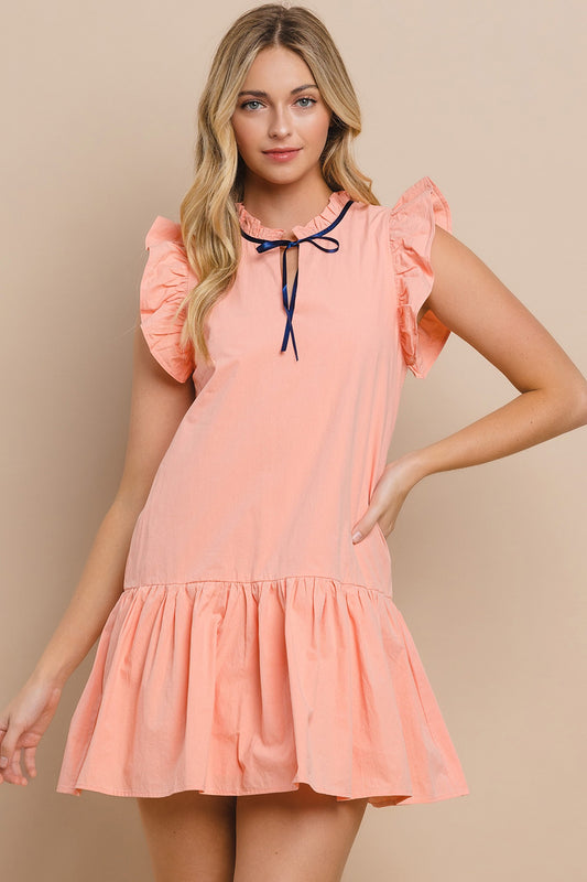 Sweet as a Peach Shift Dress