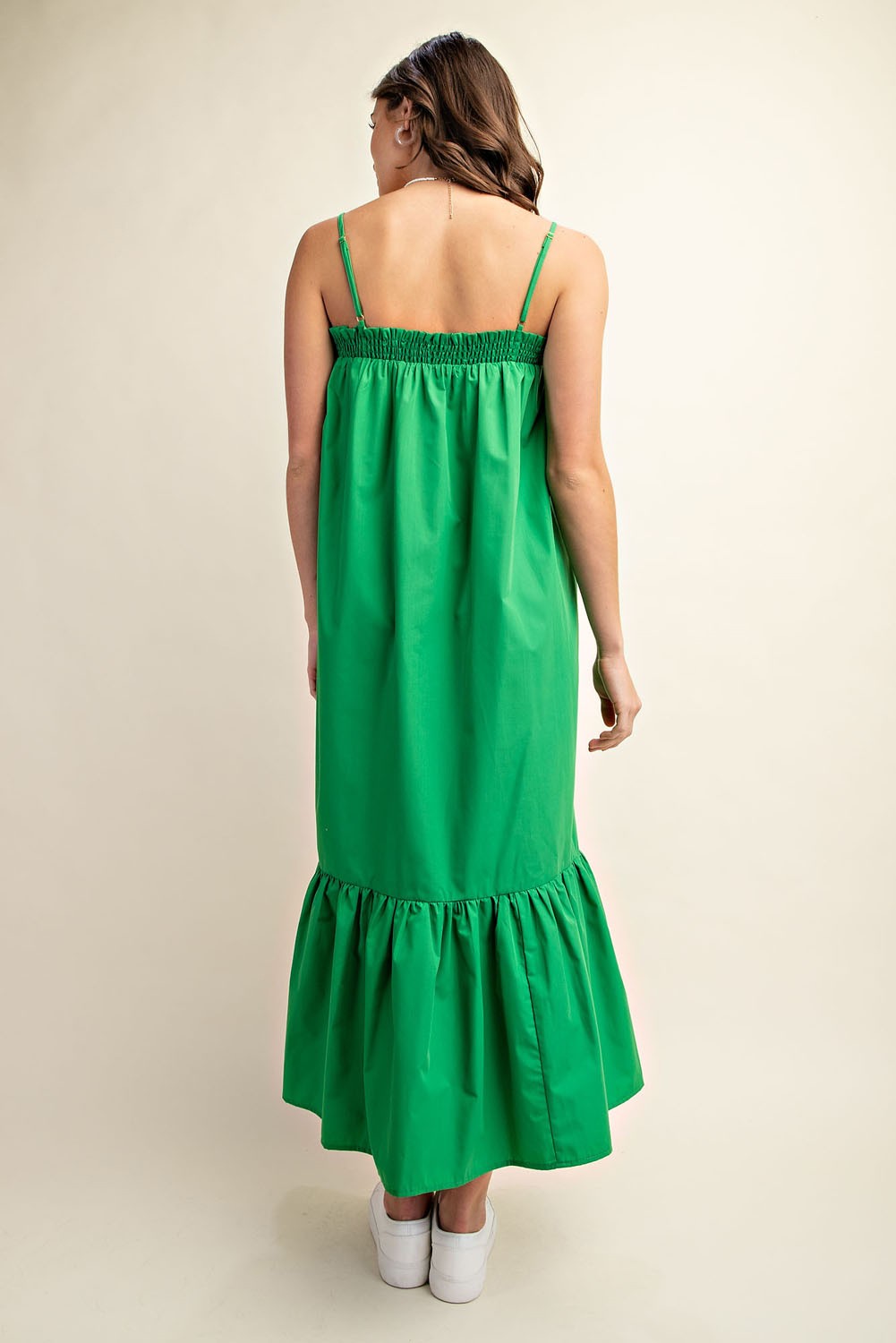 Going for the Green Midi Dress