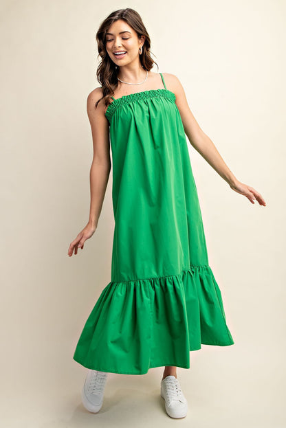 Going for the Green Midi Dress