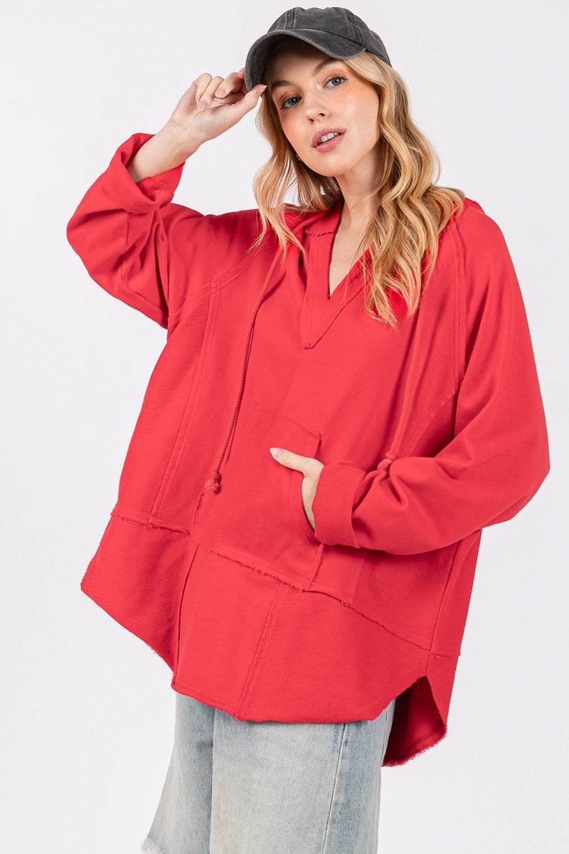 French Terry Hoodie Sweatshirt