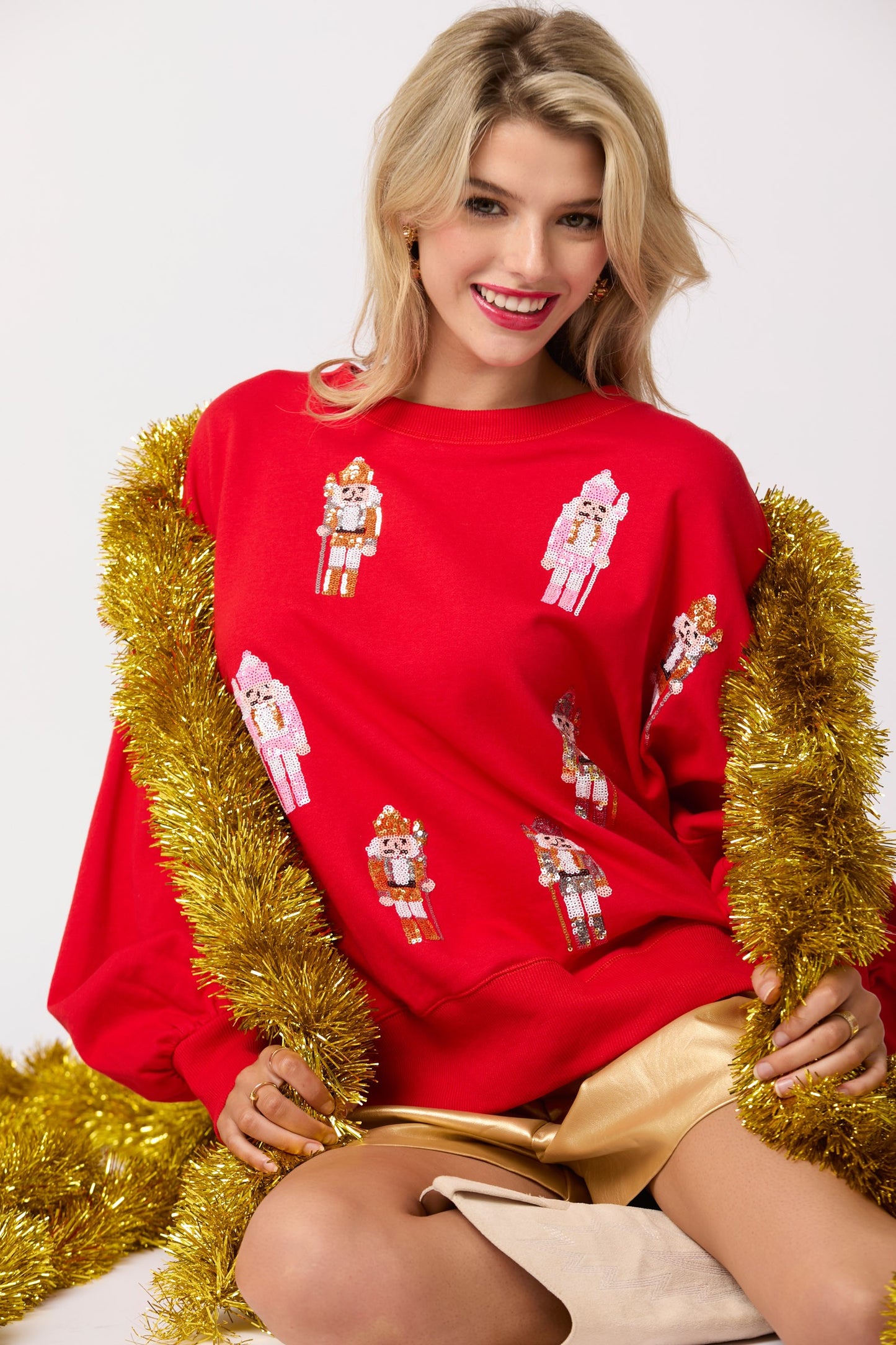 Nutcrackers Sequins Sweatshirt