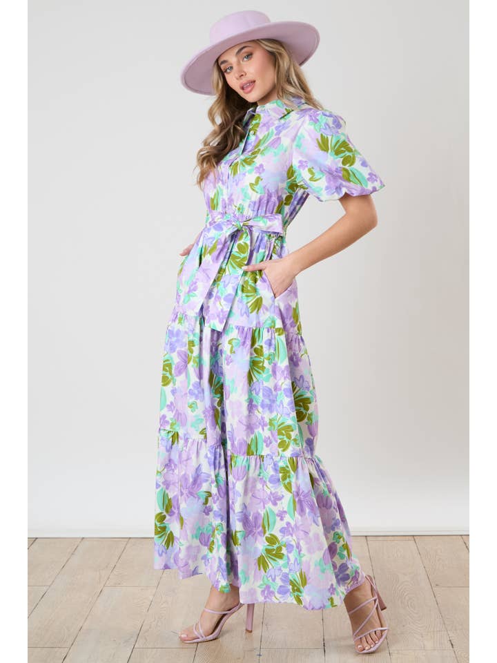 Very Violet Maxi Dress