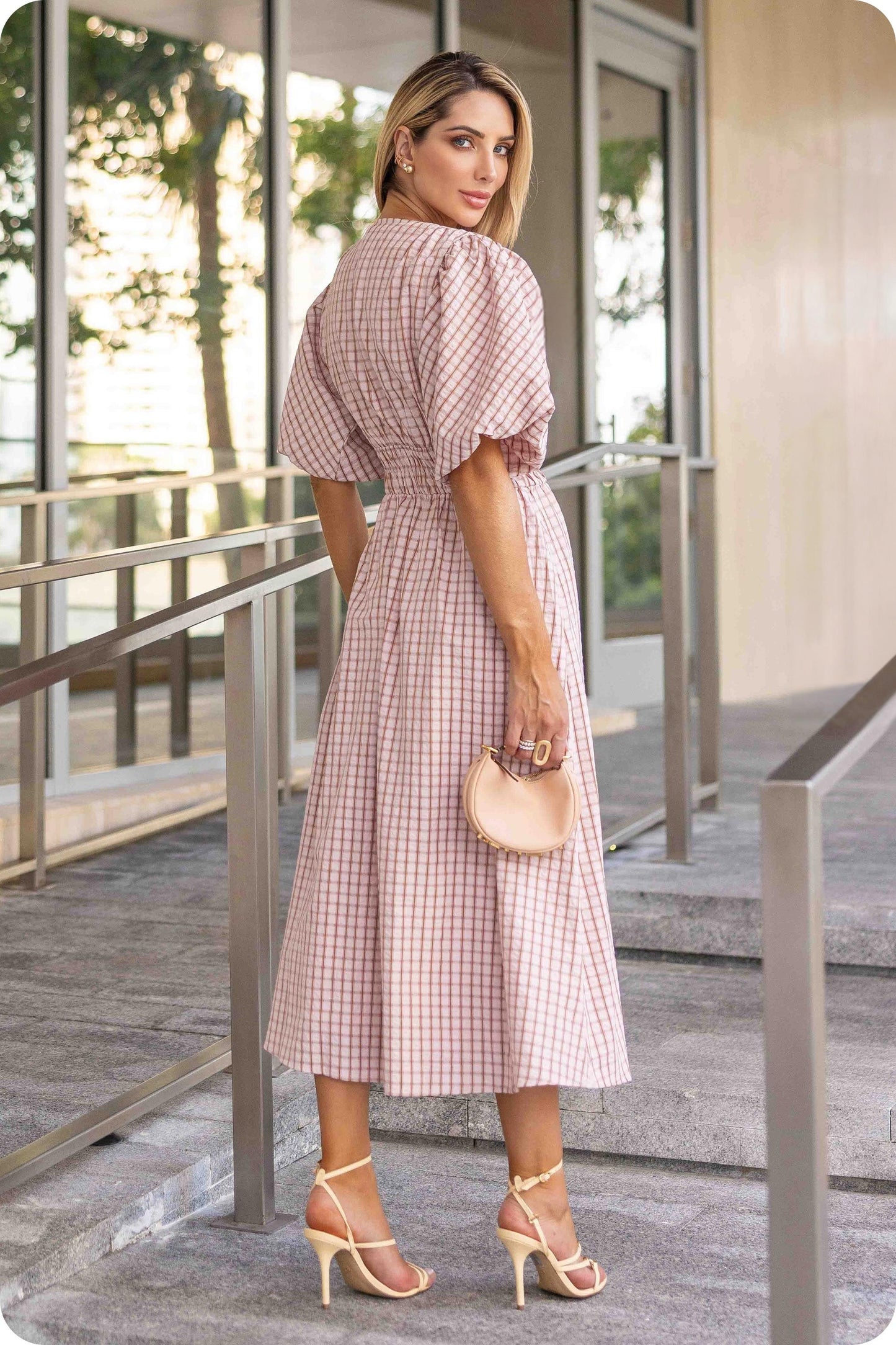 Blushing for You Midi Dress