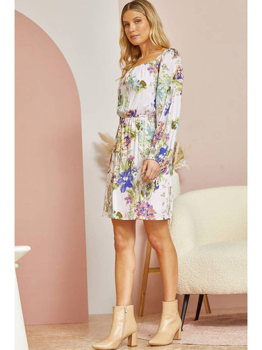 Lavender Love Floral Dress