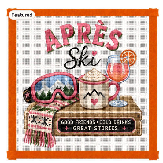 Apres Ski Relax Needlepoint Canvas