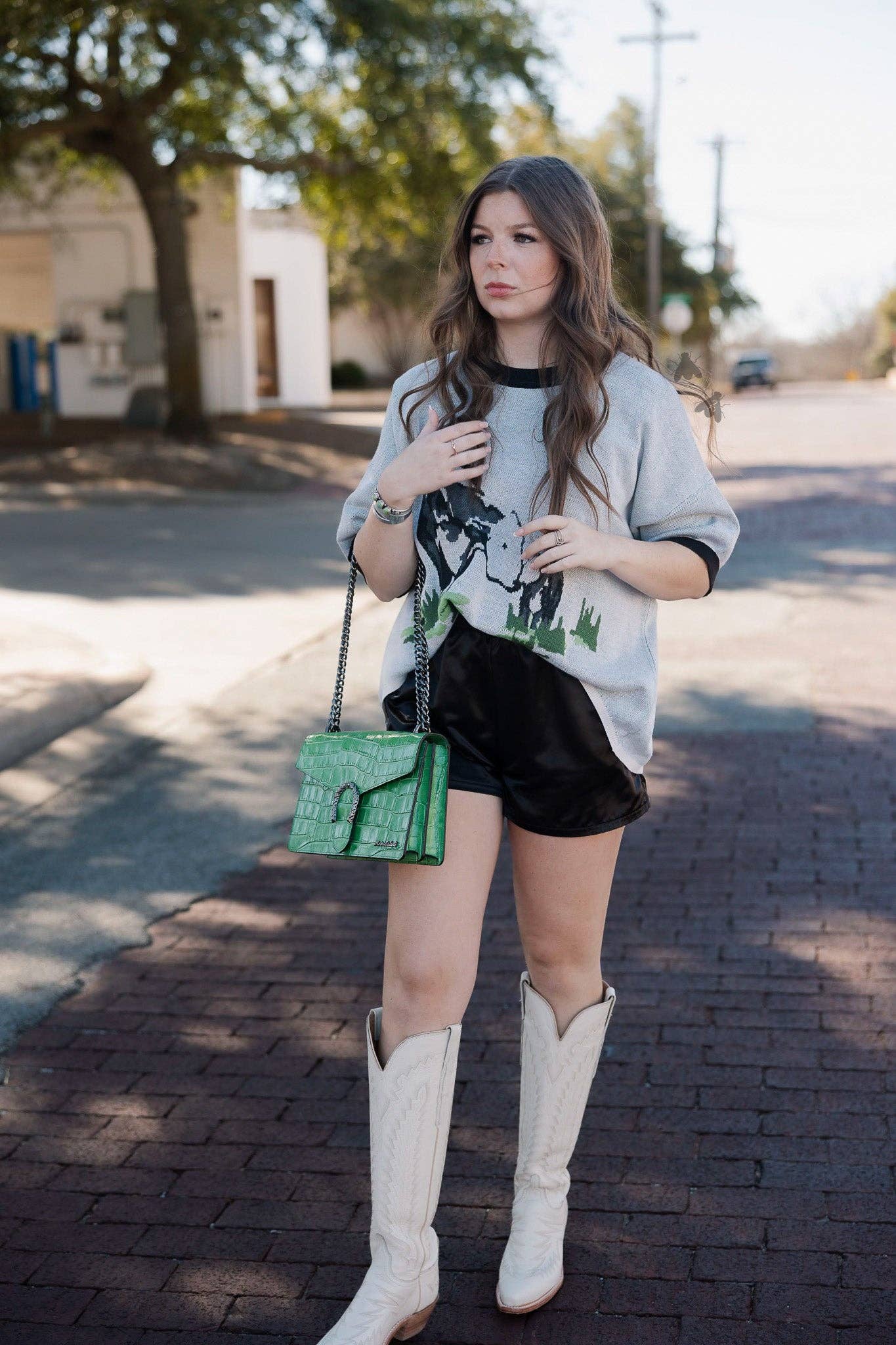 On the Farm Oversize Knit Top
