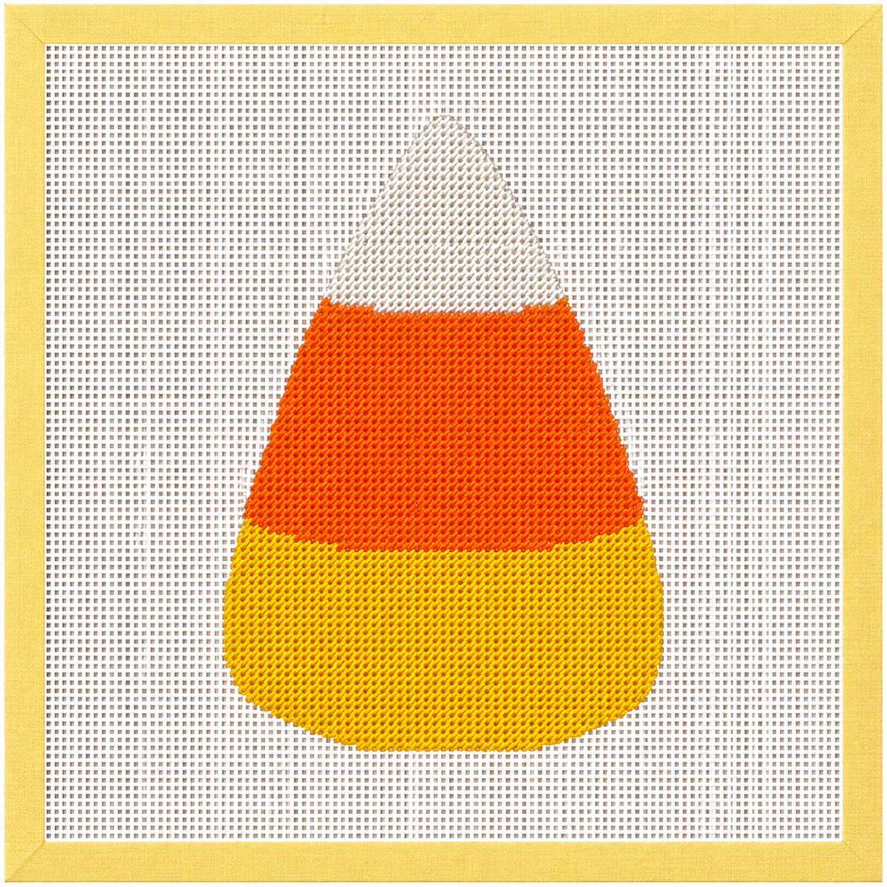 Fall Candy Corn Needlepoint Canvas