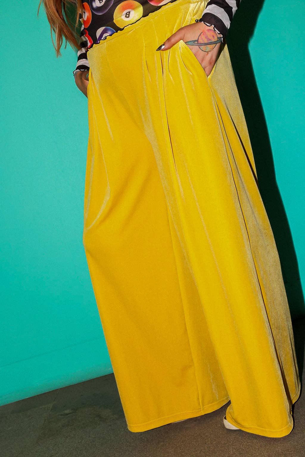 Golden Hour Wide-Leg Trousers