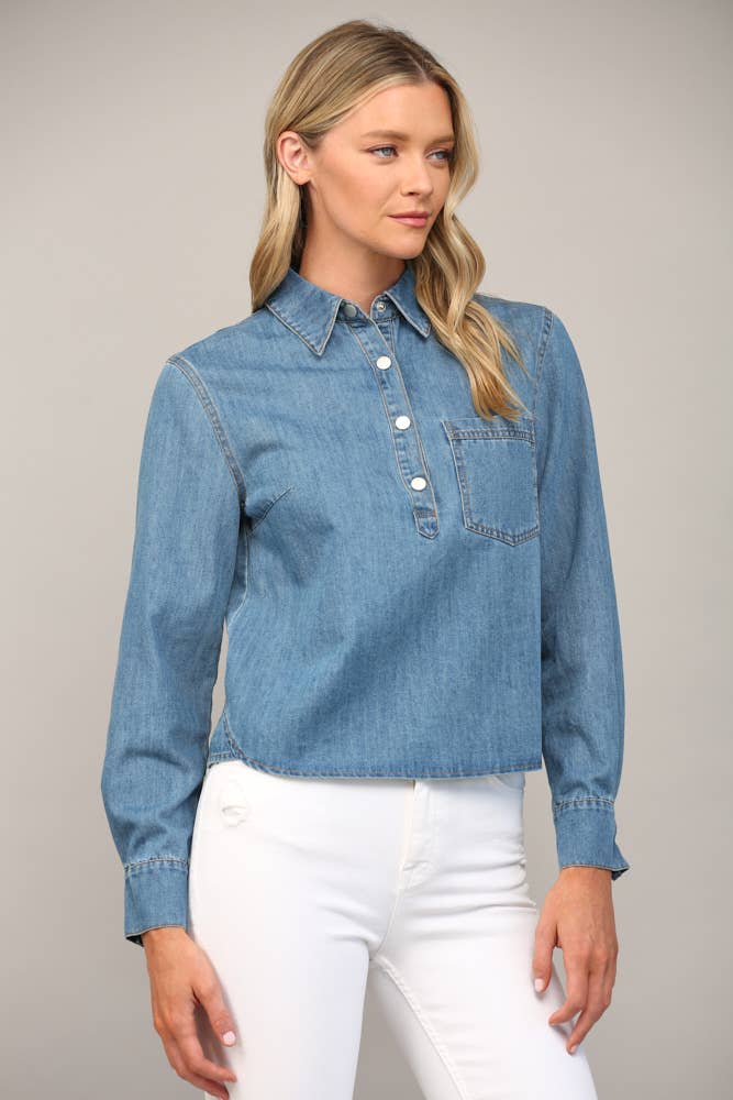 Darling in Denim Top