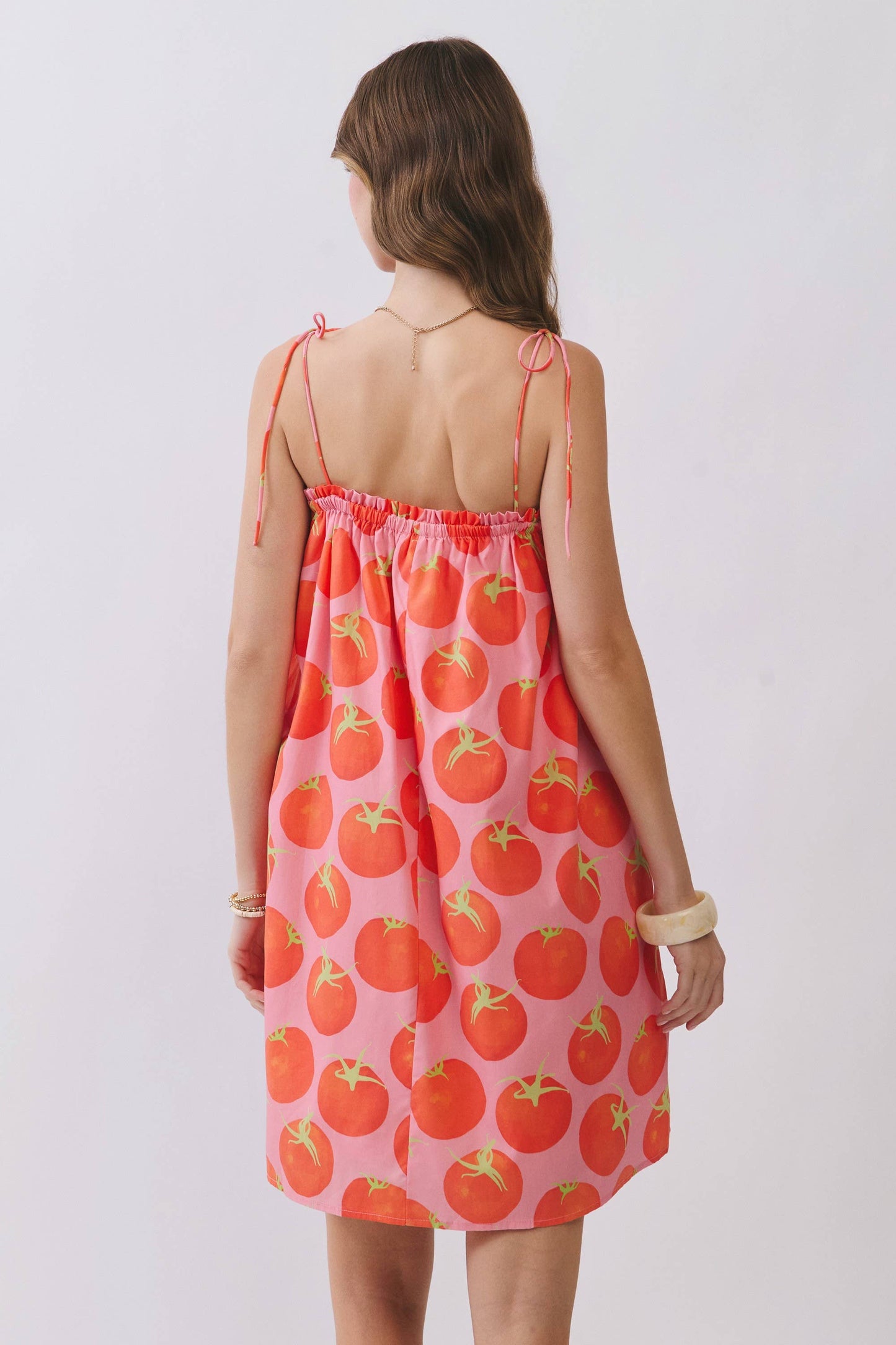 Ripe as A Tomato Swing Dress