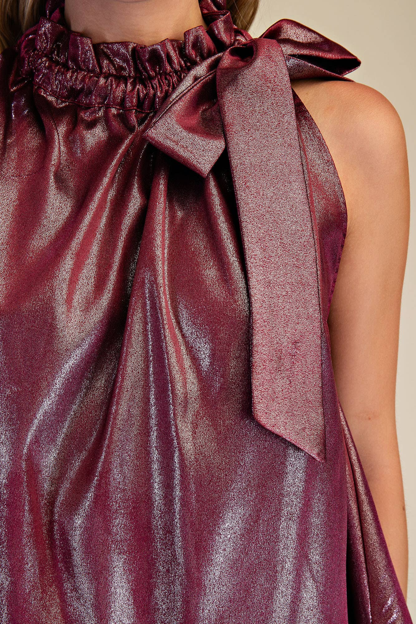 Steal the Show Ruffle Neck Top