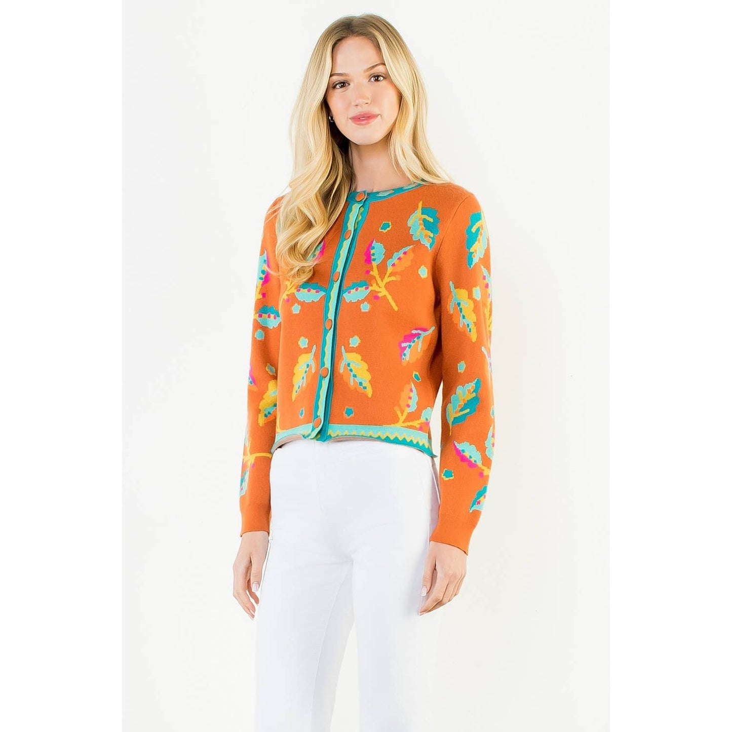 Queen of Style Button Up Sweater