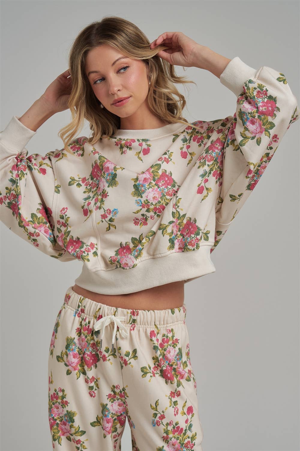 Charlie’s Floral 2 Piece Sweat Set