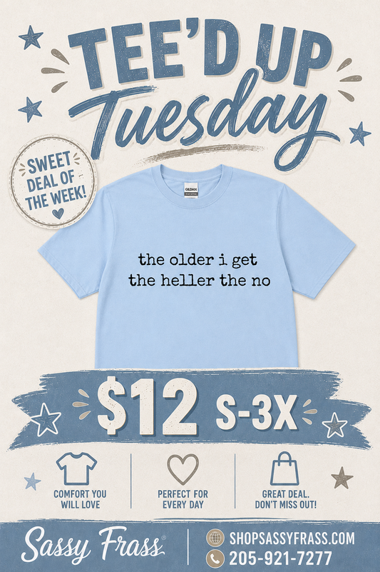 TEE'D UP TUESDAY TEE OF THE WEEK- heller the no
