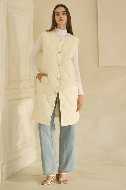 Long Quilted Vest