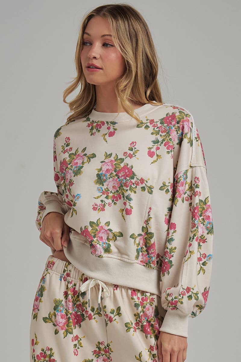 Charlie’s Floral 2 Piece Sweat Set