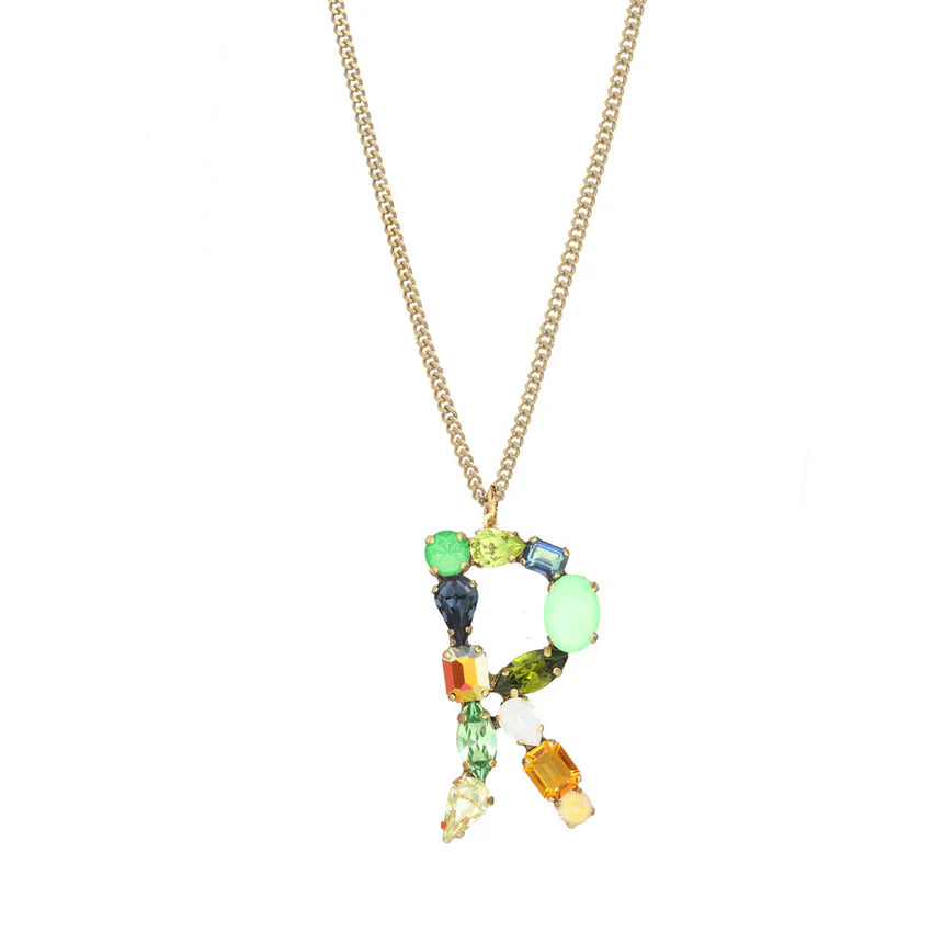 TOVA Monogram Pendant in Colors