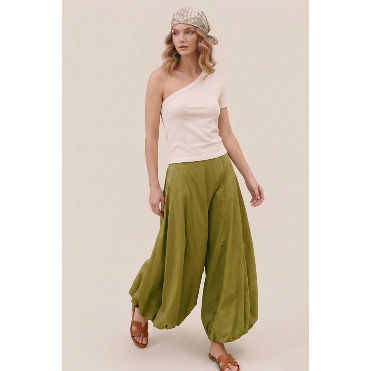 Bubble Oversized Cuffs Balloon Pants