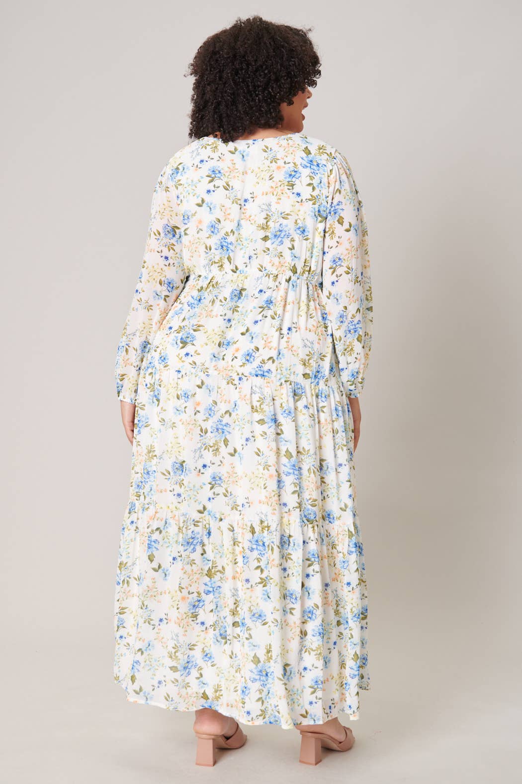 Lux Floral Mabel Maxi Tiered Dress