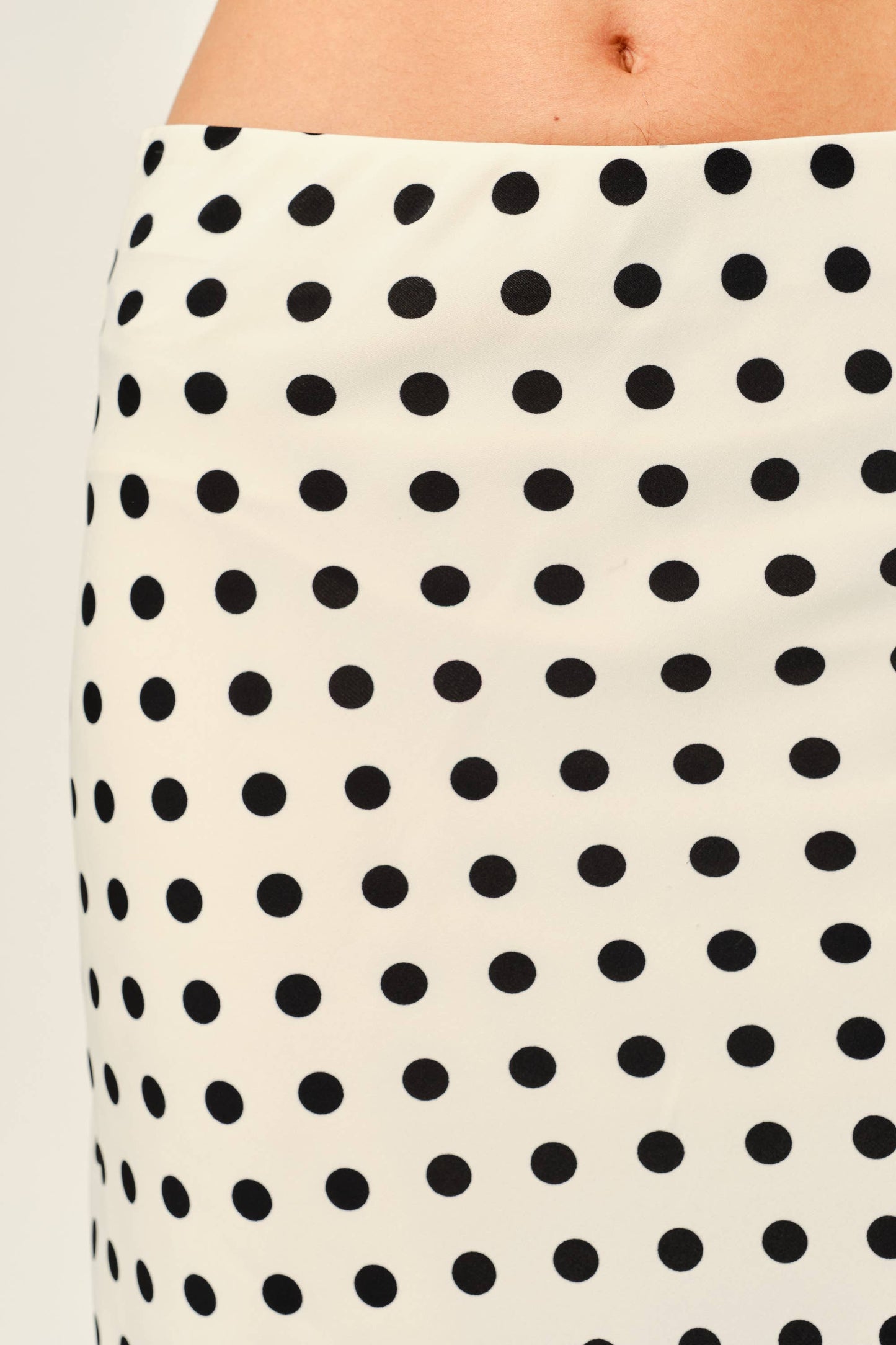 Polka Dot Midi Skirt