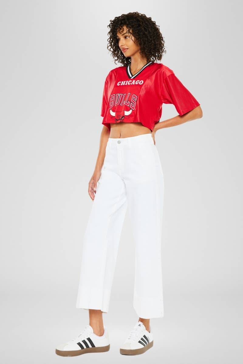 KanCan HIGH RISE CROPPED WIDE LEG