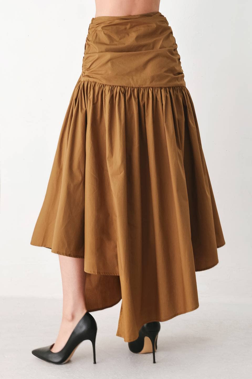 Caramel Latte Midi Skirt