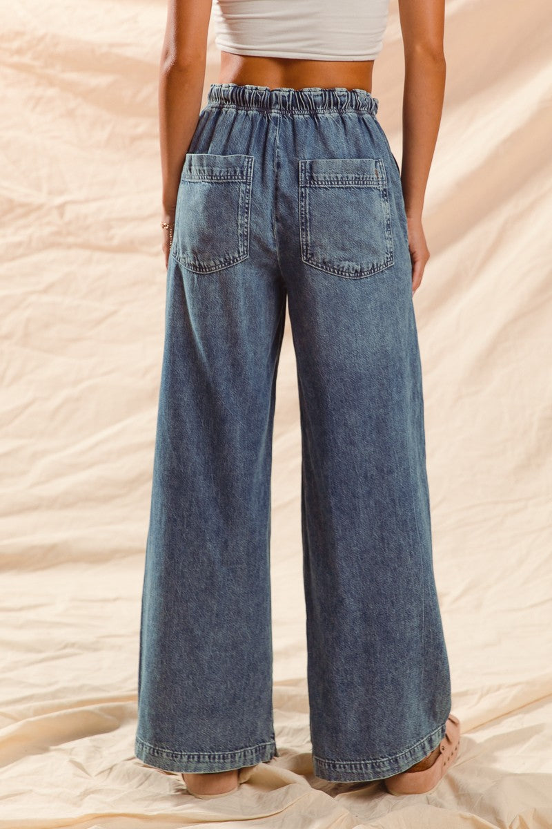 So Me Drawstring Jeans