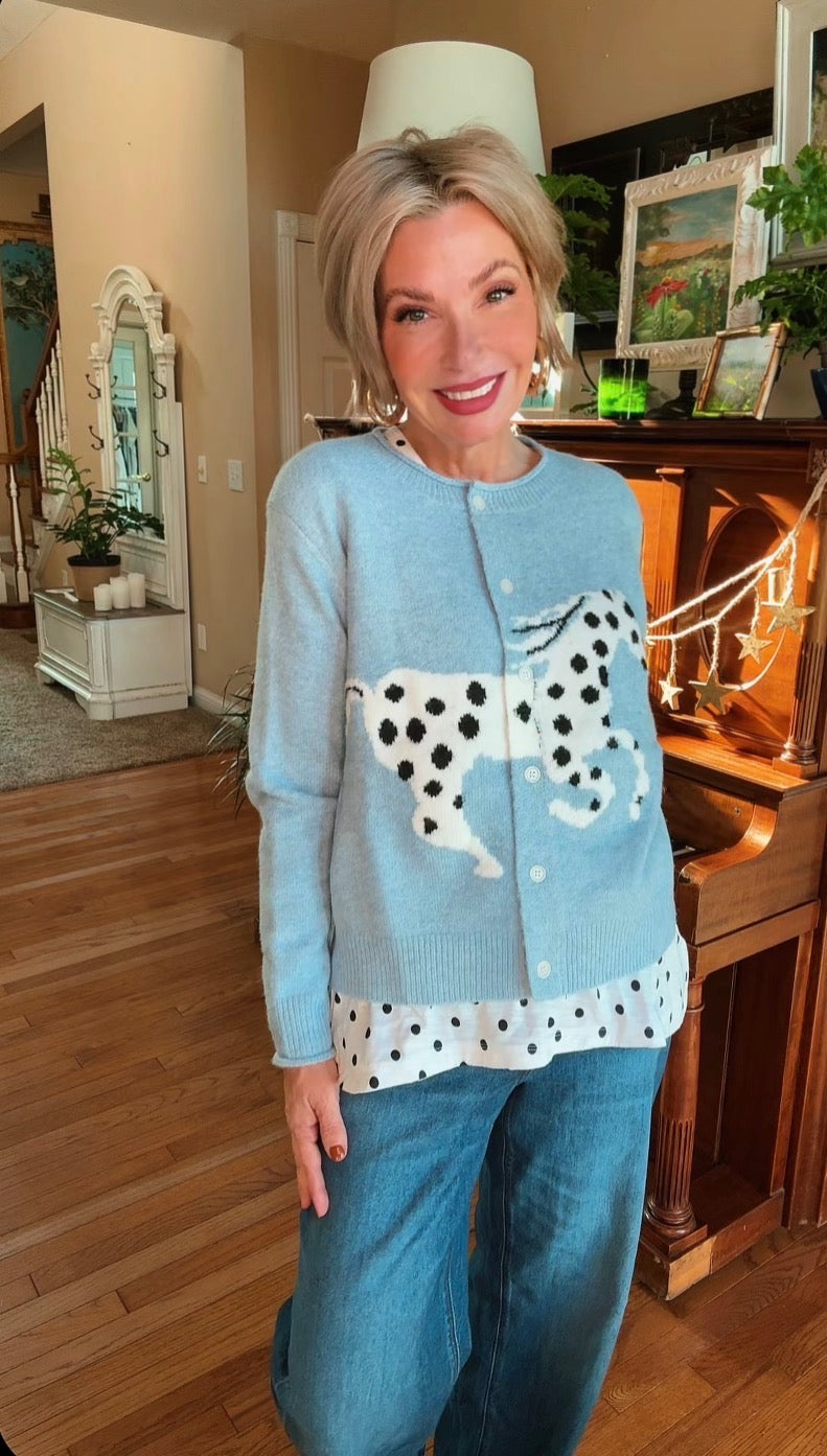 Born Free Horse Cardigan