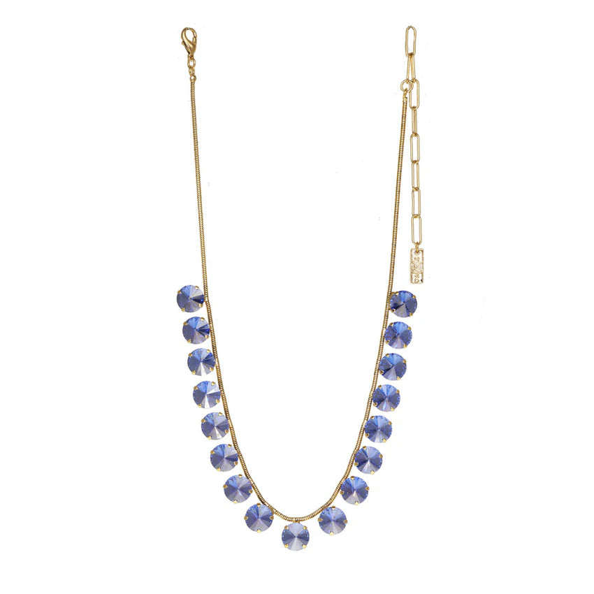 TOVA Alora Necklace in Sapphire Champagne N110270SC