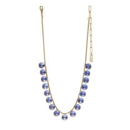 TOVA Alora Necklace in Sapphire Champagne N110270SC