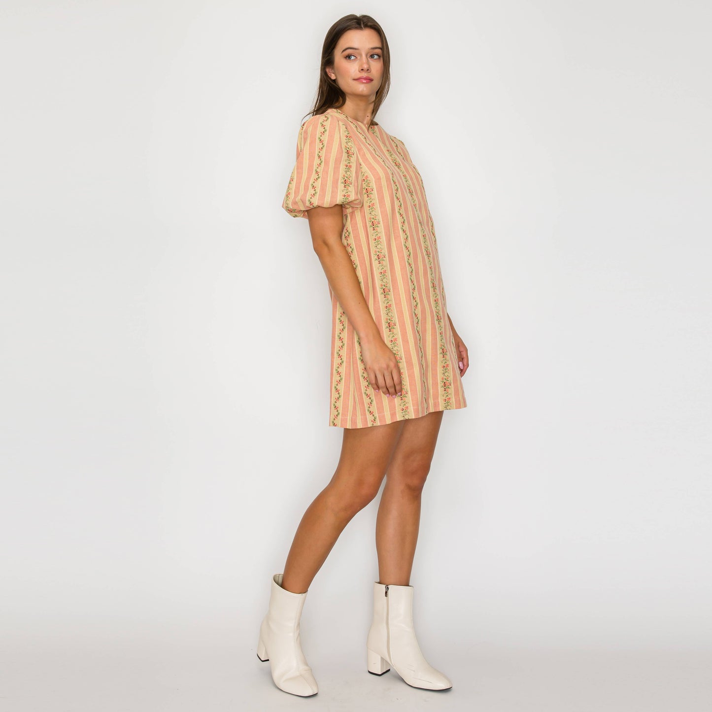 Favorite Vintage Wallpaper Mini Shift Dress