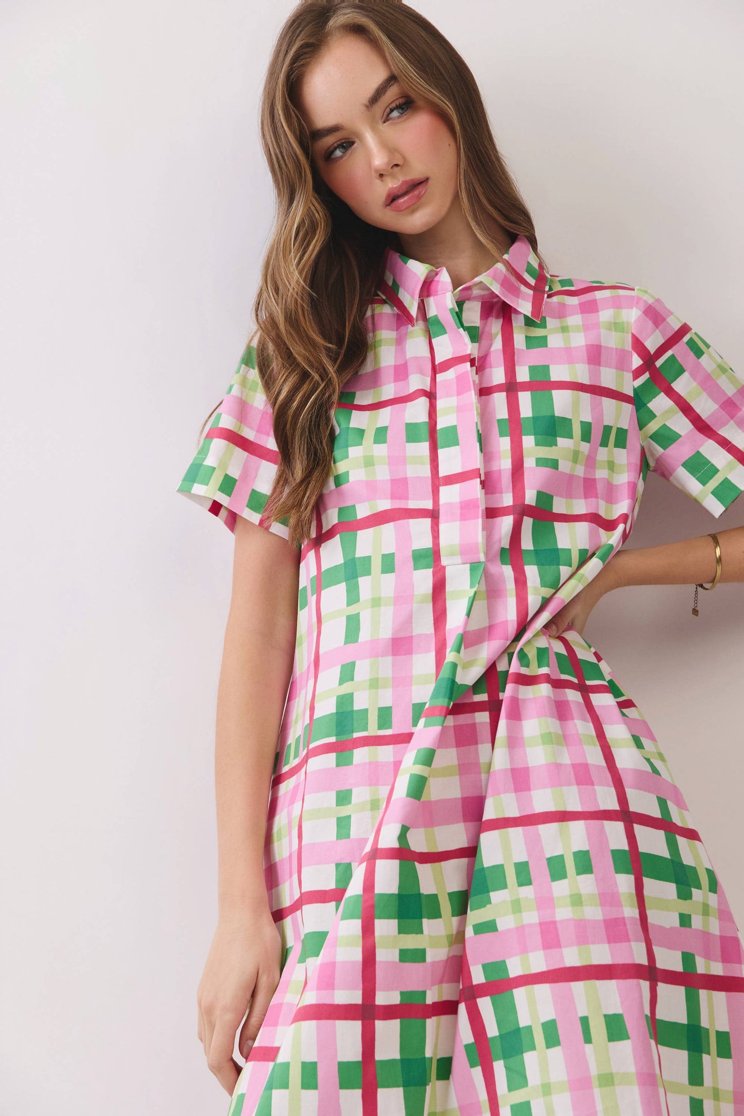 Pretty in Plaid Dress