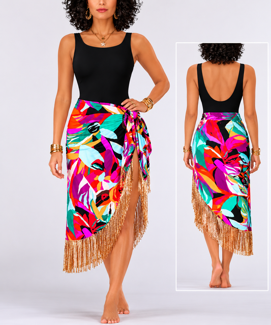 Fringed Skirt CoverUp
