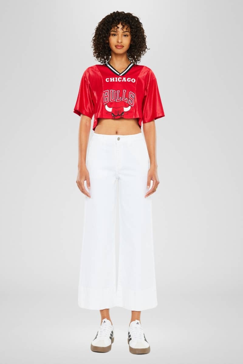 KanCan HIGH RISE CROPPED WIDE LEG