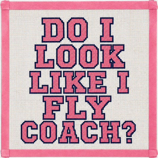 Fly Coach Printed Needlepoint Canvas