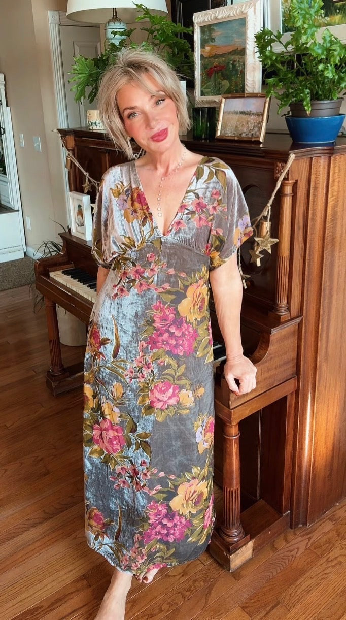 The Kari Velvet Dress