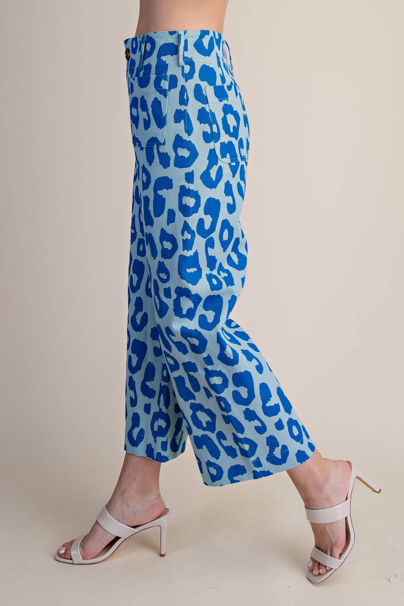 Colette Neon Green Leopard Pant